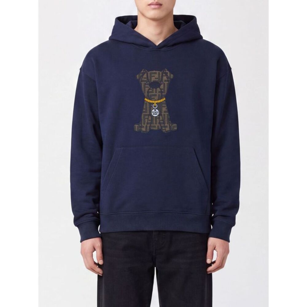 Fendi Sweatshirt Men Blue